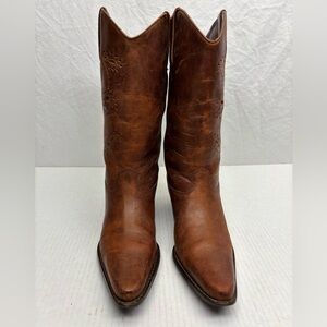 Matisse Women's Brown Leather Western Cowgirl Boots, SZ 7 M